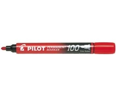Pilot Pen WPC Marker permanentny apvalus raudona Pultas PISCA-100R