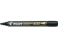 Pilot Pen Permanentinis žymeklis Pultas MARKER 100/400, kirsta galvutė, juodas rašalas