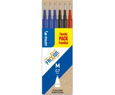 Pilot Pen Pilot Pilot FriXion Ball, Juodas, Mėlyna, Raudona, 0.7 mm, 0.35 mm