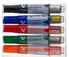 Pilot Pen Žymeklių baltai lentai rinkinys Pilot, kirstu galiuku, 5 spalvos