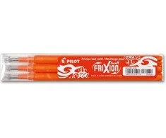 Pilot Pen Pilot PILDYMAS IŠTRINAMAM RAŠIKLIUI FRIXION ORANŽINĖ 3 Vnt. pakuotė – BLS FR7 O
