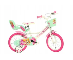 Dino Bikes Licence Pinniped Vaikiškas dviratis Dino Bike Paw Patrol Girl, 14'', rožinis