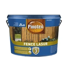 Medienos impregnavimo priemonė Pinotex Fence Lasur, tikmedžio spalva, 10 l