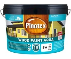 Medinių fasadų dažai PINOTEX WOOD PAINT AQUA, BW bazė, 2,5 l