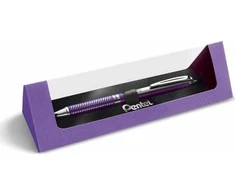Pentel BL407 ritininis rašiklis, violetinis korpusas, mėlynas rašalas