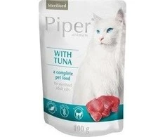 DOLINA NOTECI Piper Sterilized Tuna - šlapias kačių maistas - 100 g