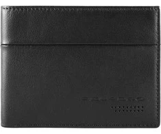 Piquadro, Urban, Leather Wallet, Coin Holder, PU1392UB00R-N, Juodas, For Men