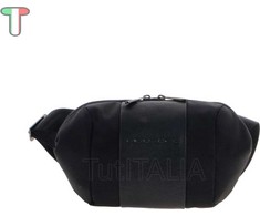 Piquadro, Bum, Textile Crossbody Bag, Juodas, CA5479BR2, 28 x 16 x 6cm, For Men