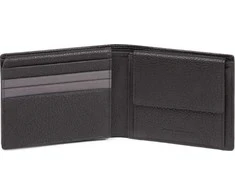 Piquadro, Tallin, Leather Wallet, 42023100, Juodas, For Men