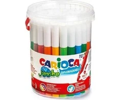 Jumbo markeriai 50 spalvų CARIOCA