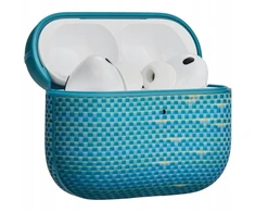 Dėklas PITAKA Aramid Fiber do AirPods Pro 3 lucid mėlynas