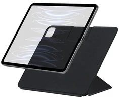 Pitaka Folio 2 case, juodas - iPad Air 11" 2024, iPad Pro 11" 2018/2022