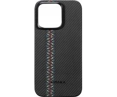 Dėklas Pitaka Fuzijos audimas MagEZ 4 600D, rapsodija - iPhone 15 Pro