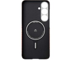 Pitaka lytėjimo austas dėklas, saulėlydžio spalvos – Samsung Galaxy S25