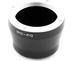 Pixco PENTAX Q adapteris M42 sriegiui