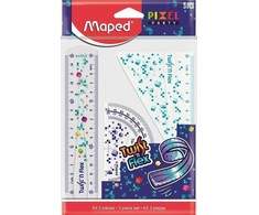 Maped Pixel Twist'n Flex geometrinis rinkinys, 3 vnt.