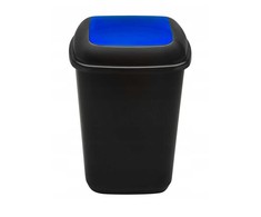 Šiukšliadėžė Plafor, 28 l, mėlyna/juoda