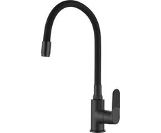 Plakiklis Virtuvinis maišytuvas Ferro Zorba Inox BZR4BSS, juodas