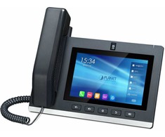 Telefonas Planet PLANET High Definition 7'' Touch, IP konferencinis telefonas, mygtukai, liečiamas ekranas, juodas, Android, mygtukai, 0–45 °C