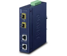 Šakotuvas Konversijos įrenginys šviesolaidžiui Planet PLANET IP30 2x GE į 2-Port SFP Media Converter IGT-2205AT