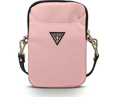Dėklas Krepšys Guess Nylon Triangle Logo (Guppntmllp) rožinės spalvos