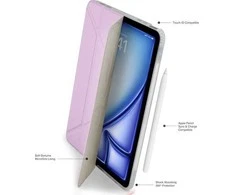 Pipetto Origami No1 Original dėklas, violetinės spalvos – Apple iPad Air 10.9″ (2022/2020)/11″ 2024/2025/2026