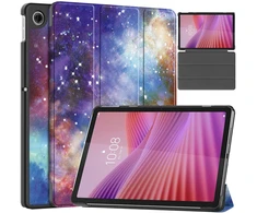 Planšetinio kompiuterio dėklas Strado-Tech Grafinis, skirtas Lenovo Tab 10.1 2025, su dangteliu – apsauginis su stovu