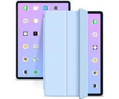 Planšetinio kompiuterio dėklas Apple iPad Air 10.9” 4 / 5 / 2020-2022 / 11” 6 / 7 / 2024-2025 Tech-Protect SC Pen žydros spalvos
