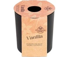 Plantesparfums Provence Natūrali žvakė "Smell Me" su vanilės kvapu, 130ml, juoda