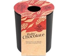 Plantesparfums Provence Natūrali žvakė "Smell Me" su rubino šokolado kvapu, 130ml, juoda