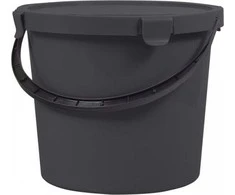 NHG Berry_Bucket Kibiras Plast Team, 10 l, pilka