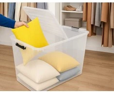 Plast_Team Daiktadėžė su dangčiu Plast Team, 65l, 56.7×39.6×41.7cm
