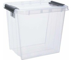 Daiktadėžė PLAST TEAM PRO BOX, su dangčiu, 51 x 39 x 43,5 cm, 53 L