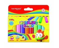 Plastilinas Keyroad 12 spalvų, 180 g