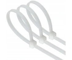 PLASTROL PLASTIKINIS DIRŽELIS Baltas 2,5 x 100mm 100vnt.