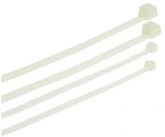 PLASTROL PLASTIKINIS DIRŽELIS Baltas 4,8 x 200mm 100vnt.