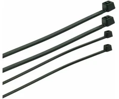 PLASTROL PLASTIKINIS DIRŽELIS Juodas 7,6 x 550mm 50vnt.