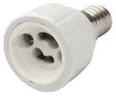 Plastrol Przejściówka su e-14 na gu-10, keramikinė, adapter