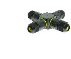 Plastrol Rozgałęźnik kablowy hermetyczny IP68 3-pinowy zaciskowy stały 24A 450VAC (0,5-2,5mm) RKH3-4SS W-00401