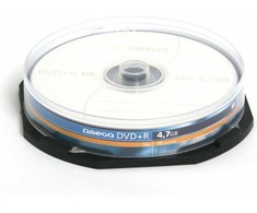Omega DVD+R 4.7GB 16x 10vnt velenas