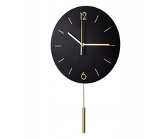 Platinet PLATINET WALL CLOCK Sieninis laikrodis LARK Juodas [45960]