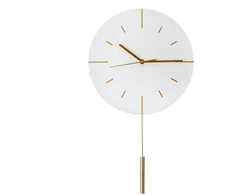 Platinet PLATINET WALL CLOCK Sieninis laikrodis LARK Baltas [45961]
