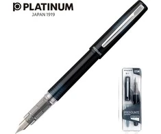 Platinum Amžinasis rašiklis Platinum Prefonte Graphite Mėlyna, M, plastikinė pakuotė, lizdinė plokštelė, karinis laivynas