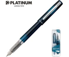 Platinum Amžinasis rašiklis Platinum Premionde Night Sea, M, plastiko pakuotės, lizdinės plokštelės, mėlyna