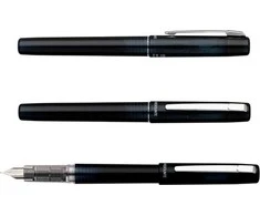 Platinum Platinum Prefounte Graphite Mėlyna plunksnakočiai, F, plastikinėje pakuotėje, ant lizdinės plokštelės, tamsiai mėlyna
