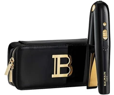 Plaukų tiesinimo žnyplės Balmain Professionnel Electric Steam Plaukų tiesintuvas Juodas/Gold Unisex