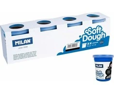 Milan Basic Play-Doh plastilinas, 116 g, 4 indeliai, juodos spalvos