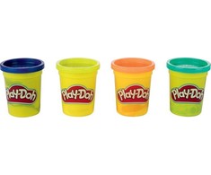 „Play-doh“ vamzdis 4 pakuotės laukinės spalvos