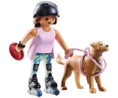 Playmobil My Life 71739 Skaterka su retriverem