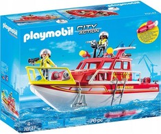 PLAYMOBIL CITY ACTION Ugnegiasių gelbėjimo laivas, 70147